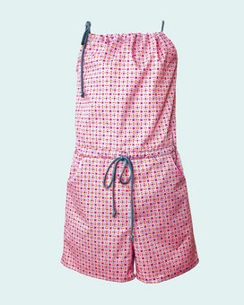 Nähkursmodell kurzer Jumpsuit Joana Bild Nähkursmodell kurzer Jumpsuit Joana