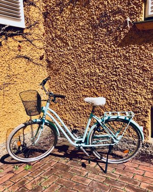 Bild Fahrrad mit Sattelbezug