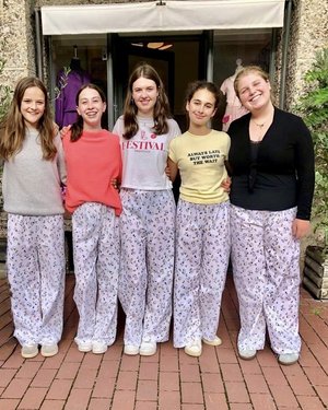 Gruppenfoto Pyjamaparty