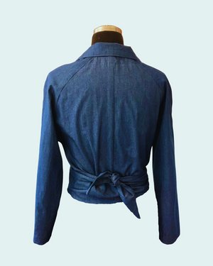 Foto Nähkursmodell Cache-Coeur Catalina Rückansicht