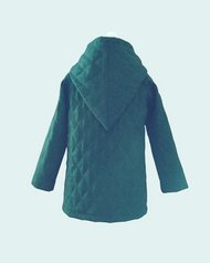 Bild Zwergerljacke tannengrün Rückansicht