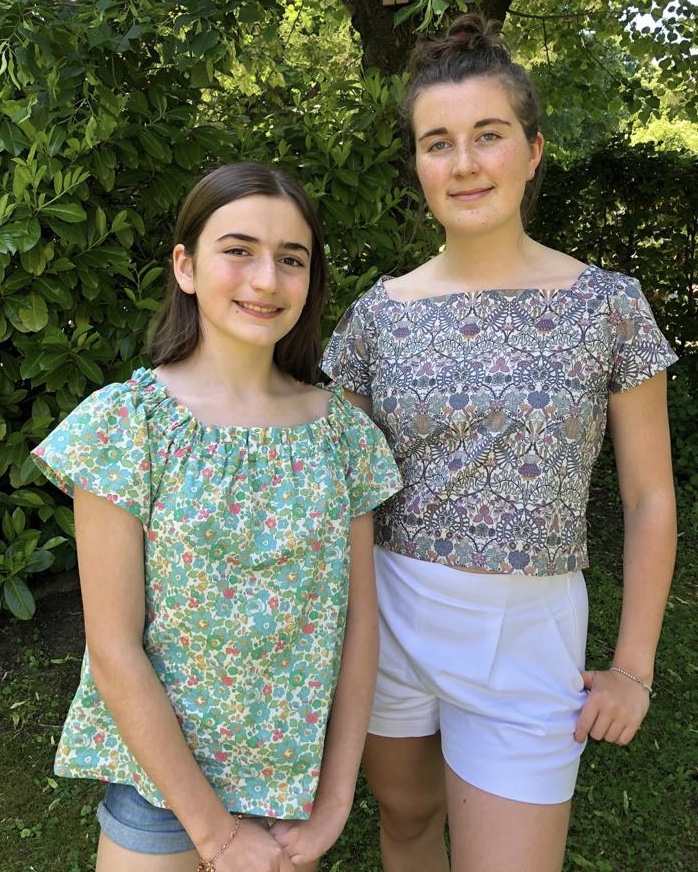 Bluse Amelie aus Libertystoff Bild Bluse Amelie aus Libertystoff