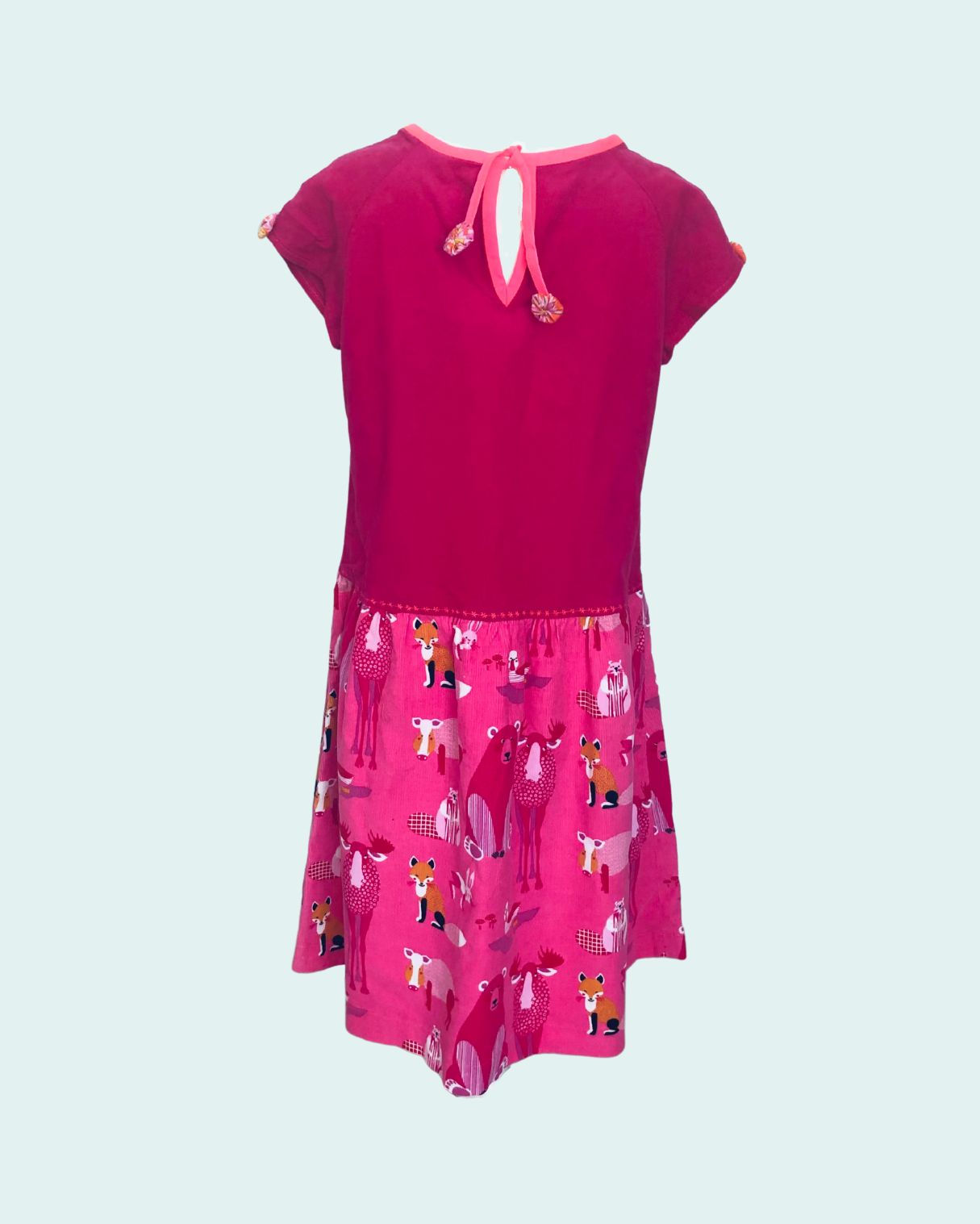 Nähkursmodell Kinderkleid Helene Rückansicht Bild Nähkursmodell Kinderkleid Helene Rückansicht