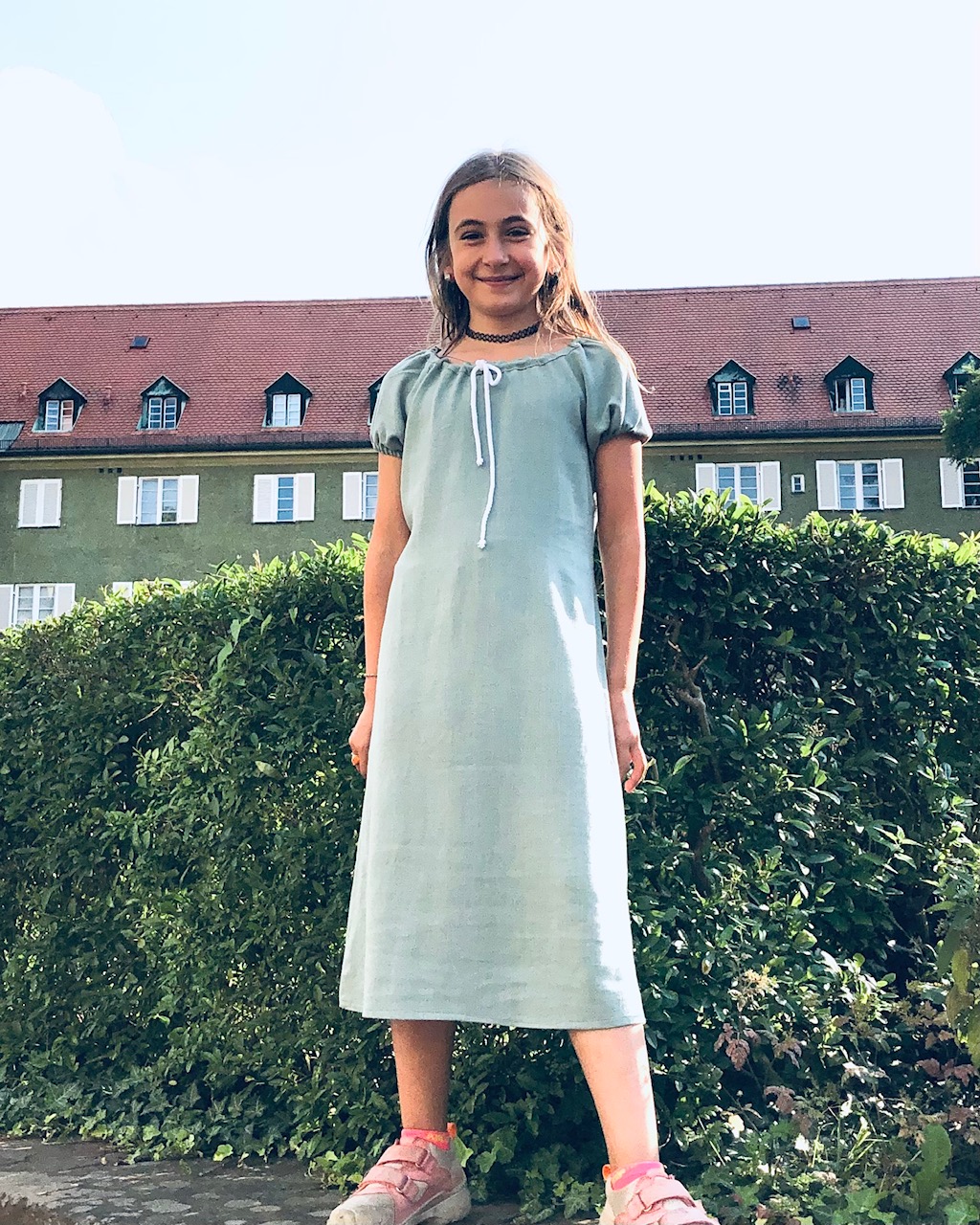 Kleid Scarlett Kindernähkurs Bild Kleid Scarlett Kindernähkurs