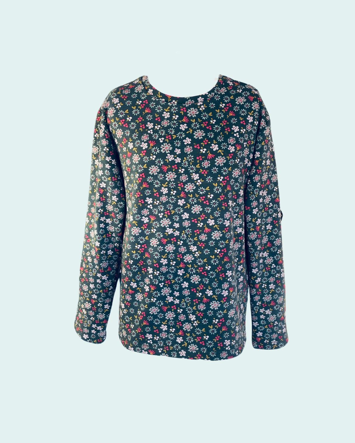 Nähkursmodell Shirt Perline lange Version Bild Nähkursmodell Shirt Perline lange Version